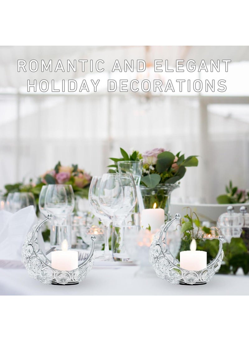 Metal Crystal Moon Home Holiday Party Decoration Rack