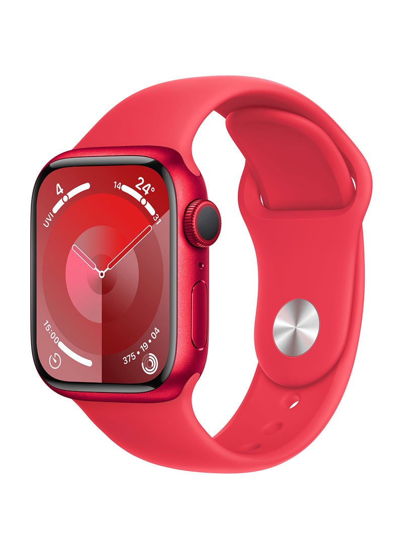 Watch Series 9 GPS + Cellular 45mm (PRODUCT)RED Aluminium Case With (PRODUCT)RED Sport Band
