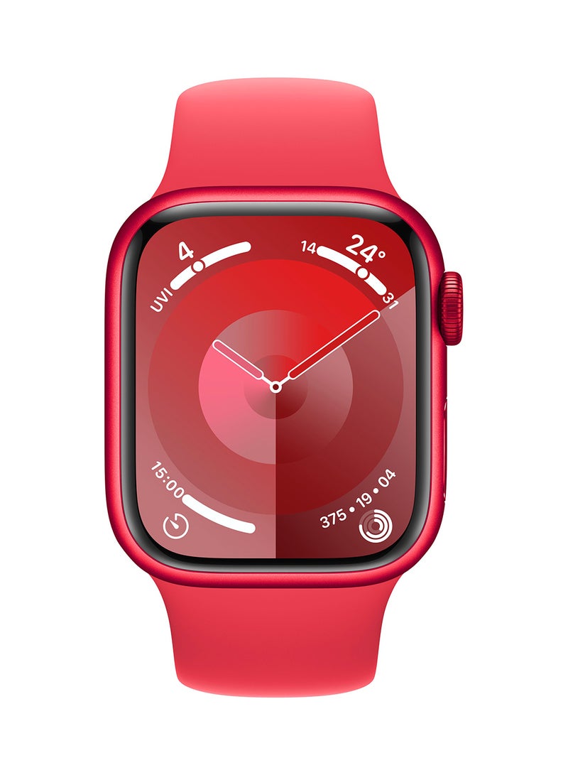 Watch Series 9 GPS + Cellular 45mm (PRODUCT)RED Aluminium Case With (PRODUCT)RED Sport Band