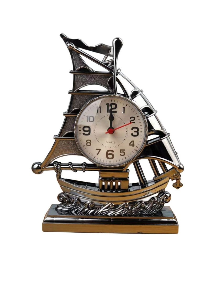 Creative Retro Alarm Clock Student Gift Alarm Clock Smooth Sailing Model Alarm Clock