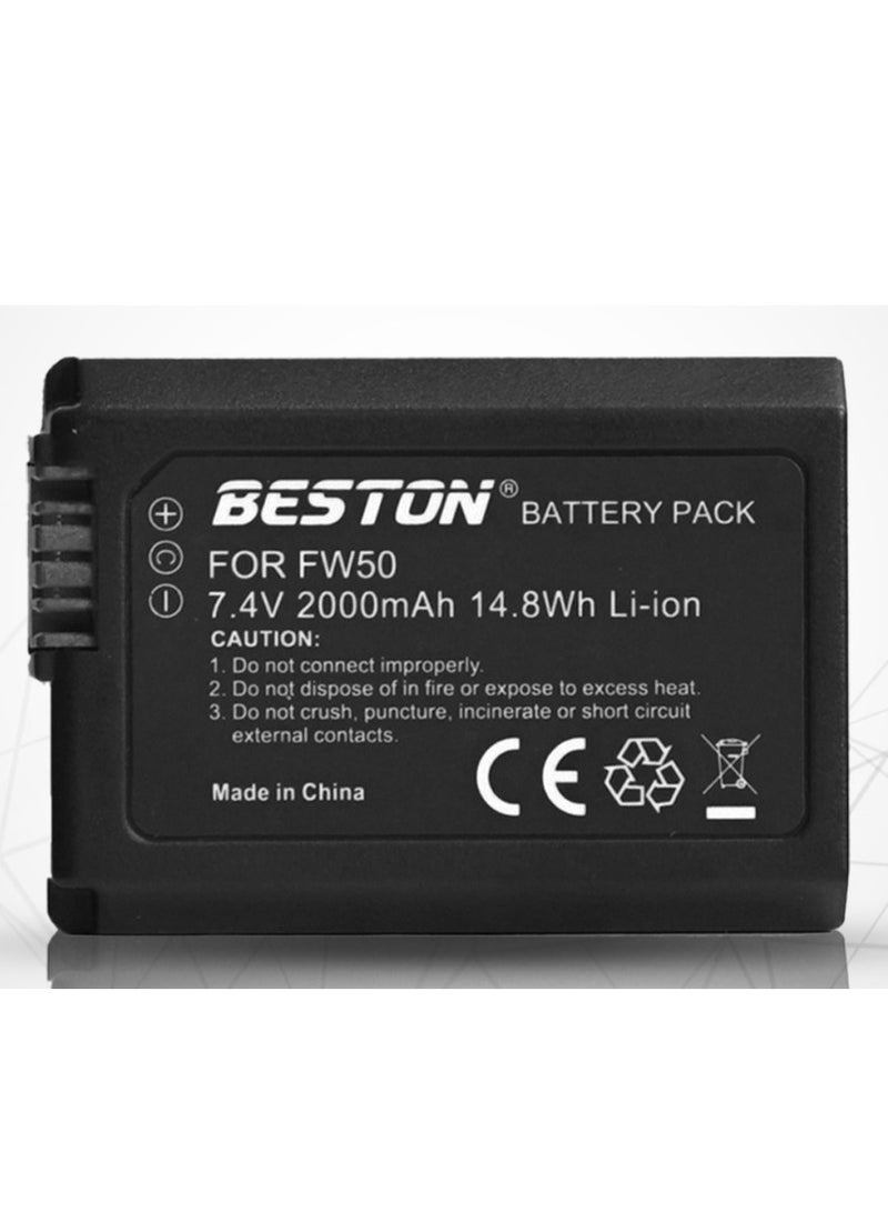 Beston FW50 2000 mAh Battery For Sony Cameras - Pack of 1