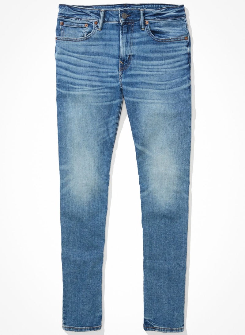 Light Wash Skinny Fit Jeans