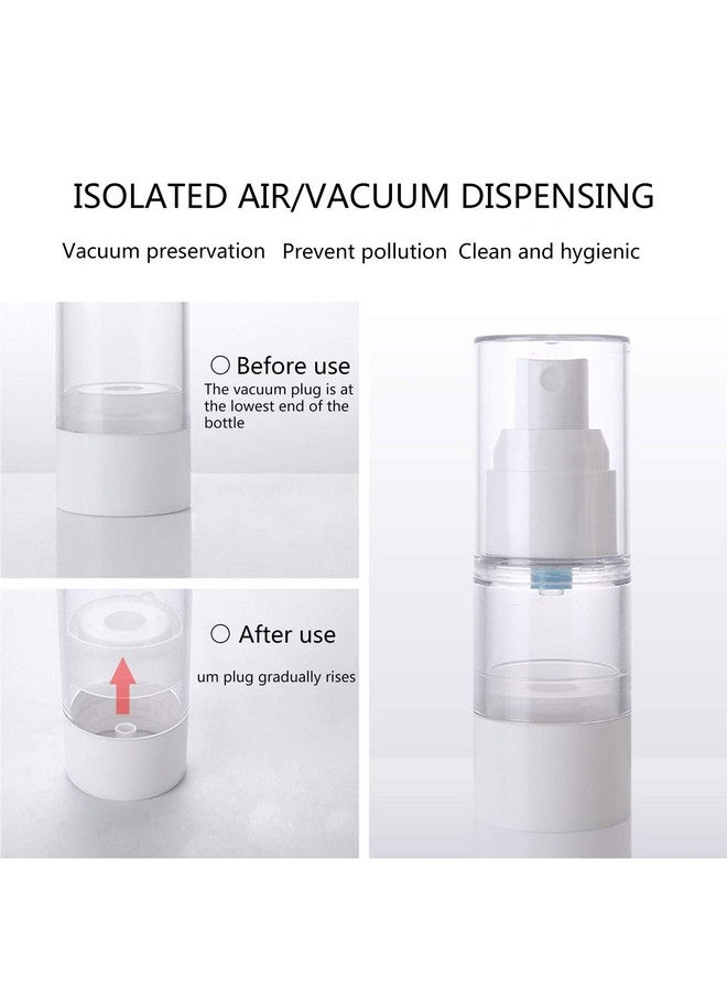 120Ml 4Oz Airless Spray Bottle Refillable Travel Container For Cosmetic Makeup Water4 Pack