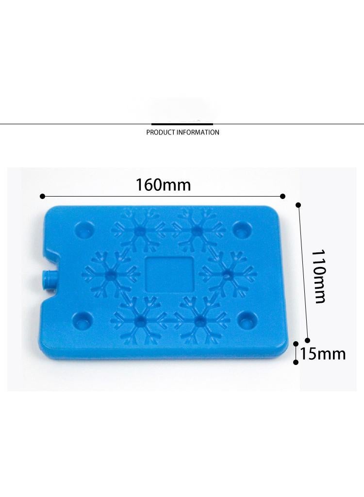 4 Pieces Ice Packs For Lunch Box Reusable Ultra Thin Freezer Packs Long Lasting For Coolers Cooler Bag For Work School Picnic Or Camping Keep Food Fresh Lightweight Design For Easy Carrying
