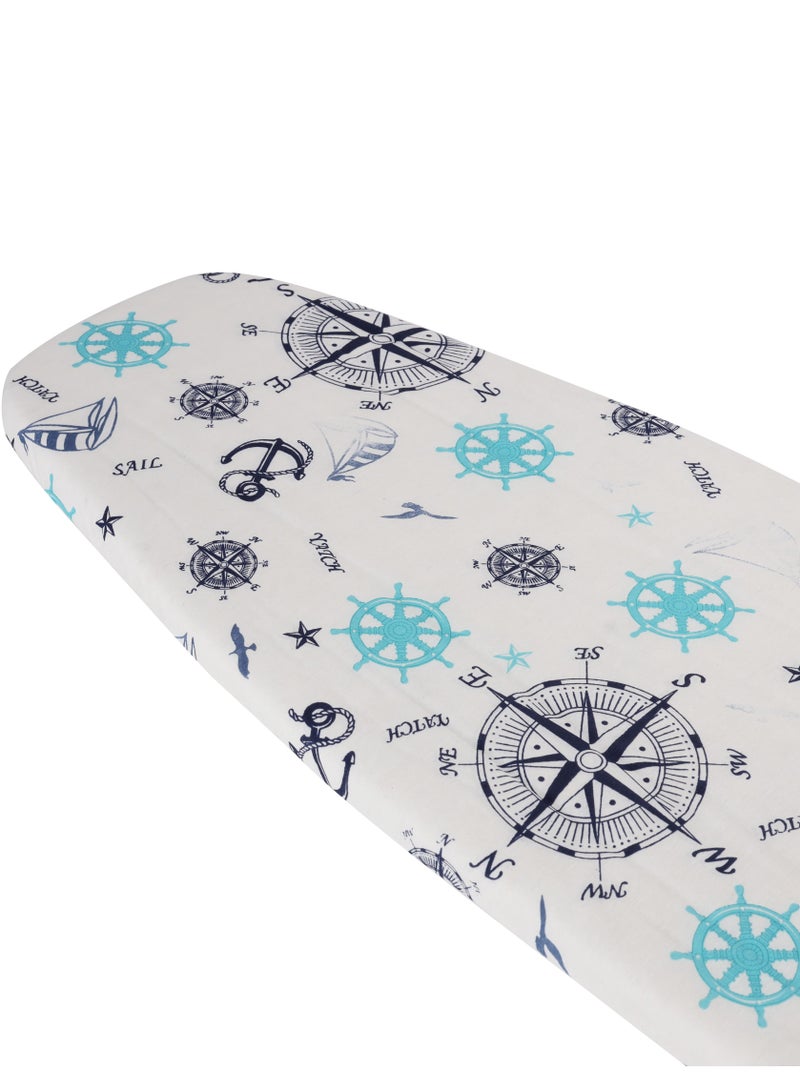Royalford Ironing Board- RF11913| 114x33 CM, Ironing Table with Steel Frame| With Adjustable Height Mechanism| Heat Resistant Cotton Cover and Iron Rest| Perfect for Home, Apartments, Hostels, Etc.| W