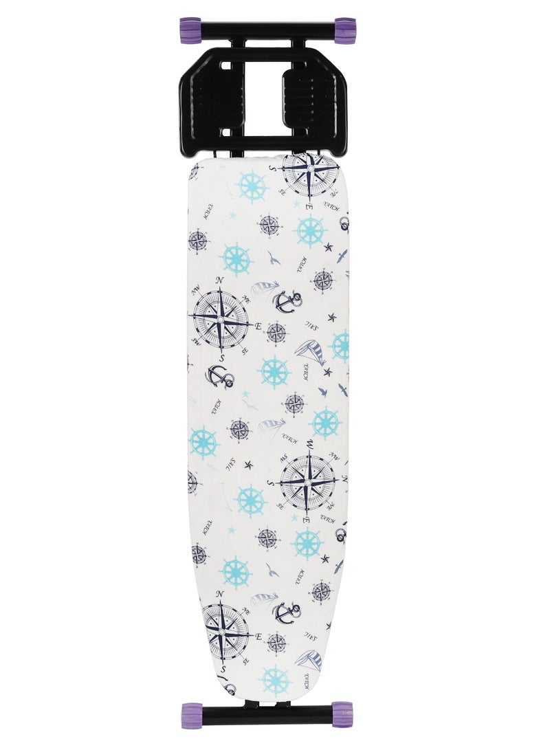 Royalford Ironing Board- RF11913| 114x33 CM, Ironing Table with Steel Frame| With Adjustable Height Mechanism| Heat Resistant Cotton Cover and Iron Rest| Perfect for Home, Apartments, Hostels, Etc.| W