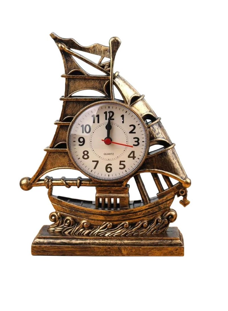 Creative Retro Alarm Clock Student Gift Alarm Clock Smooth Sailing Model Alarm Clock