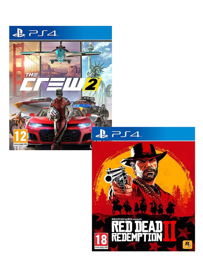 The Crew 2 + Red Dead Redemption 2 - Action & Shooter - PlayStation 4 (PS4)