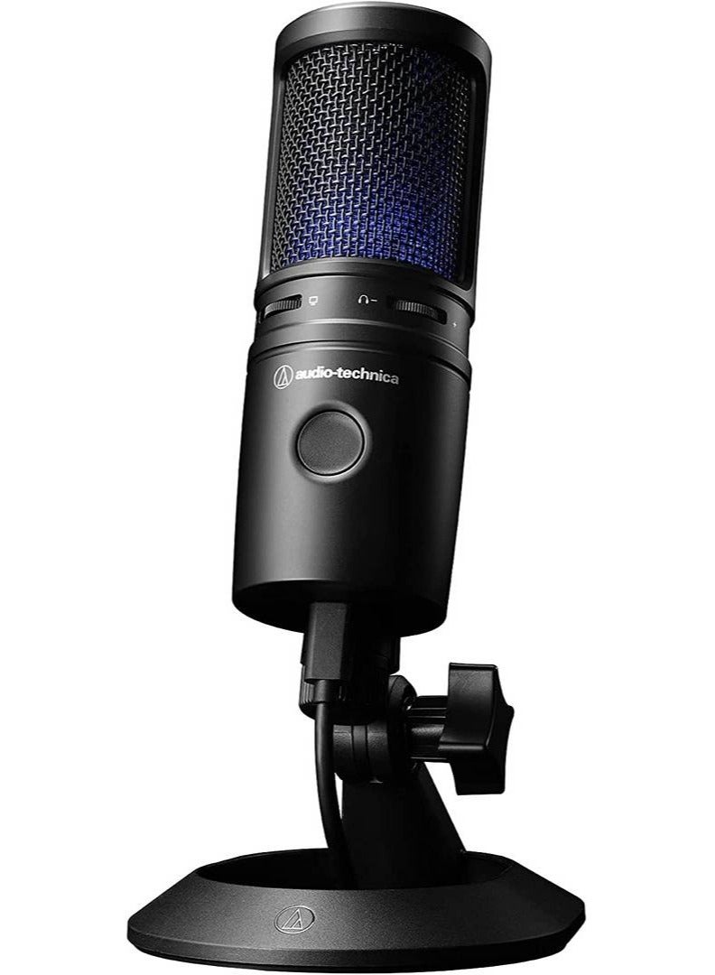 Audio-Technica AT2020USB-X Cardioid Condenser USB Microphone, Black