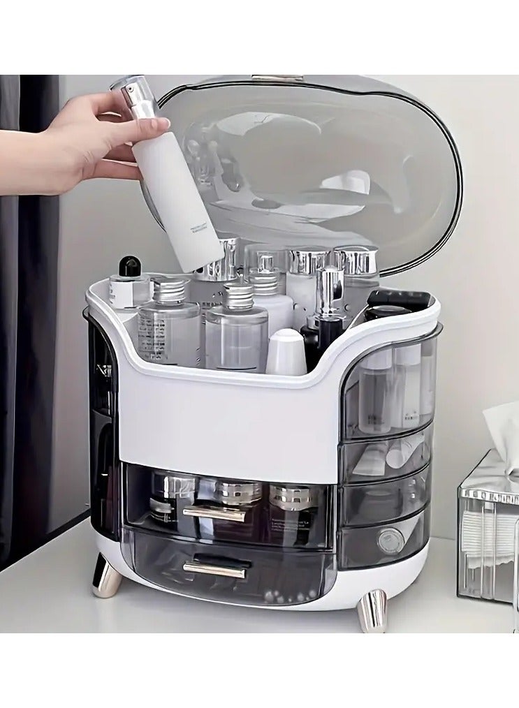 Large Capacity Countertop Organizer for Vanity Bathroom And Bedroom - white