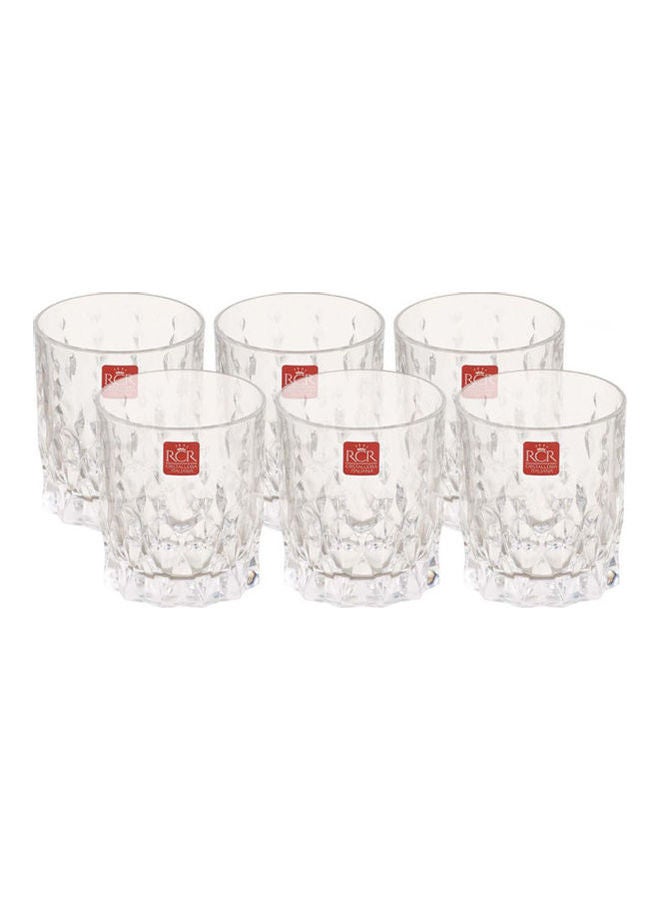 Marilyn Crystal Cup Set, 6 Pieces Clear 340ml
