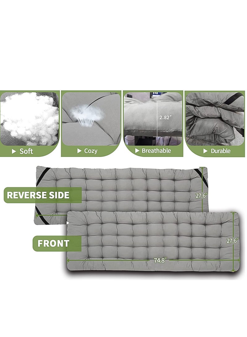 Portable Camping Cot, Sleeping Cot for Adult, 190*71cm Extra Wide Heavy Duty Folding Cot Max Load 600LBS with Thick Mattress and Carry Bag, Portable Camping Bed for Outdoor Camping and Office