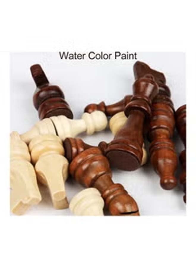 Magnetic Wooden Chess Set With Folding Board
