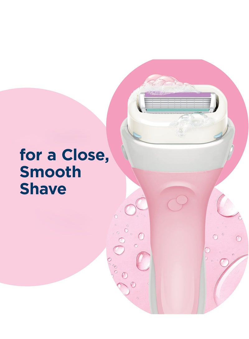 14-Piece Intuition Razor with Lemon Berry Breeze, Sensitive Care and Advanced Moisture