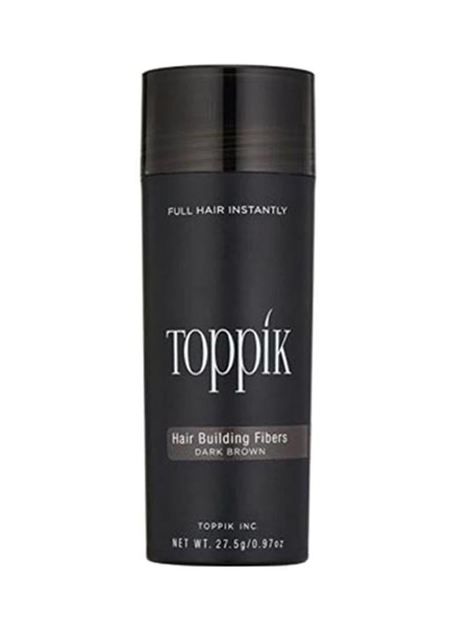 Hair Building Fibers Dark Brown 27.5g Fill In Fine or Thinning Hair, Instantly Thicker, Fuller Natural Looking Hair