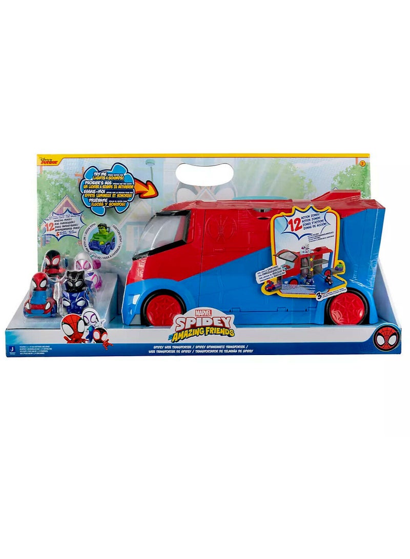 Disney Junior - Marvel Spidey And The Amazing Friends - Spidey Web Transporter
