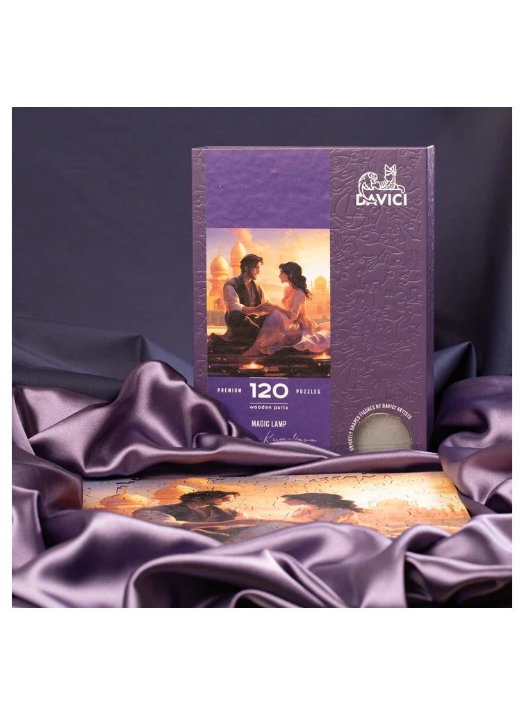 Aladdin And The Magic Lamp Davici Wooden Jigsaw Puzzle