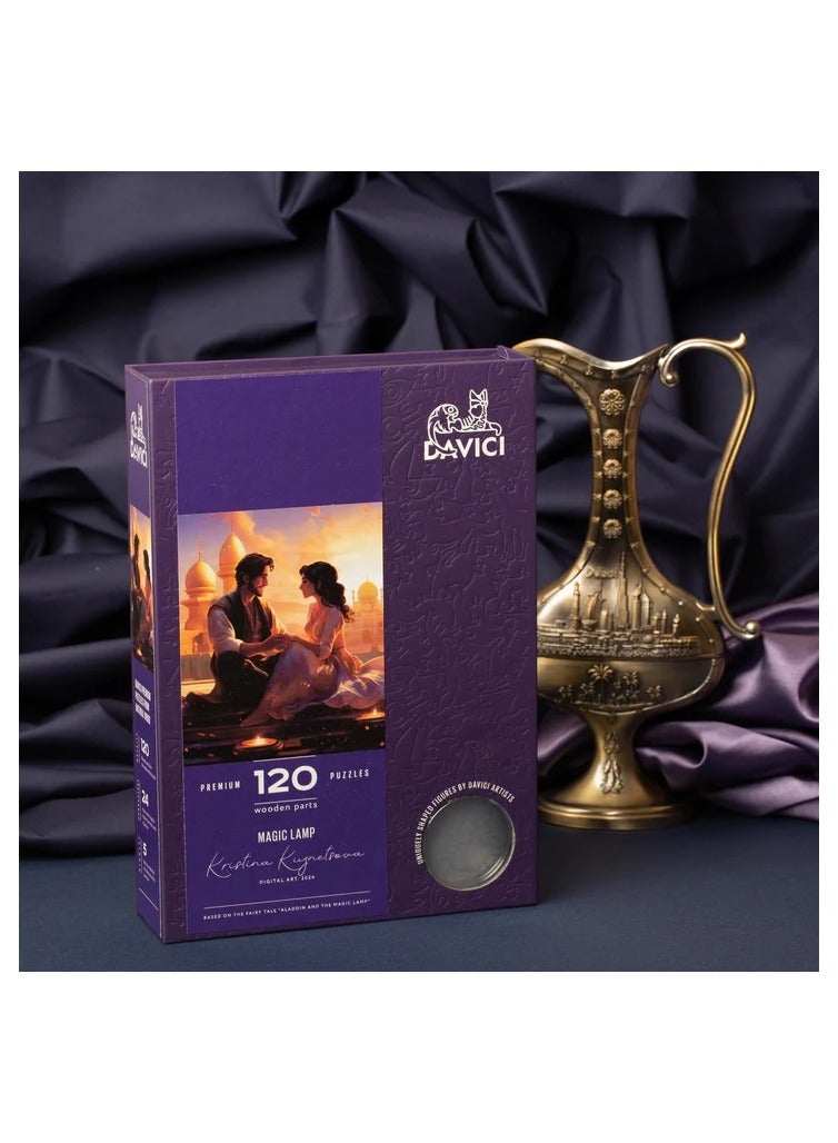 Aladdin And The Magic Lamp Davici Wooden Jigsaw Puzzle