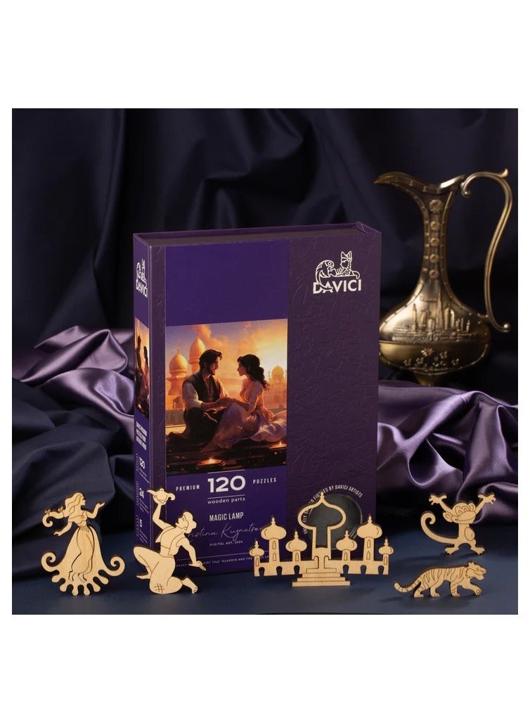 Aladdin And The Magic Lamp Davici Wooden Jigsaw Puzzle