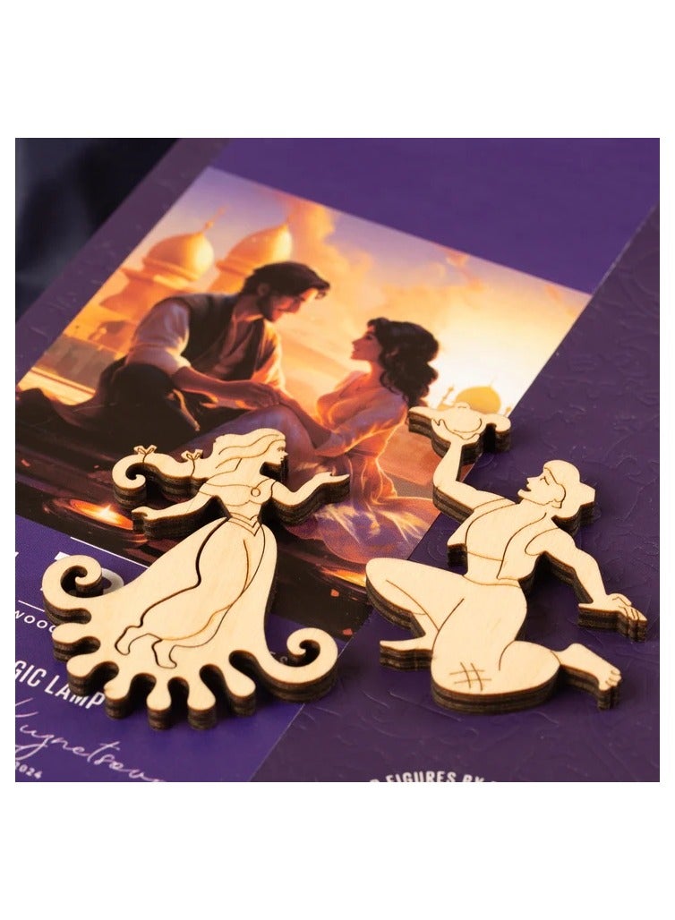 Aladdin And The Magic Lamp Davici Wooden Jigsaw Puzzle