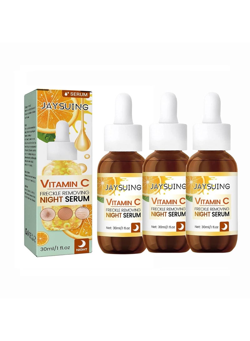 Vitamin C Serum for Face, Anti Aging Face Serum with Vitamin C, Hyaluronic Acid, Vitamin E, Brightening Serum for Dark Spots, Even Skin Tone, Eye Area, Fine Lines & Wrinkles, 30ml Pack Of 3