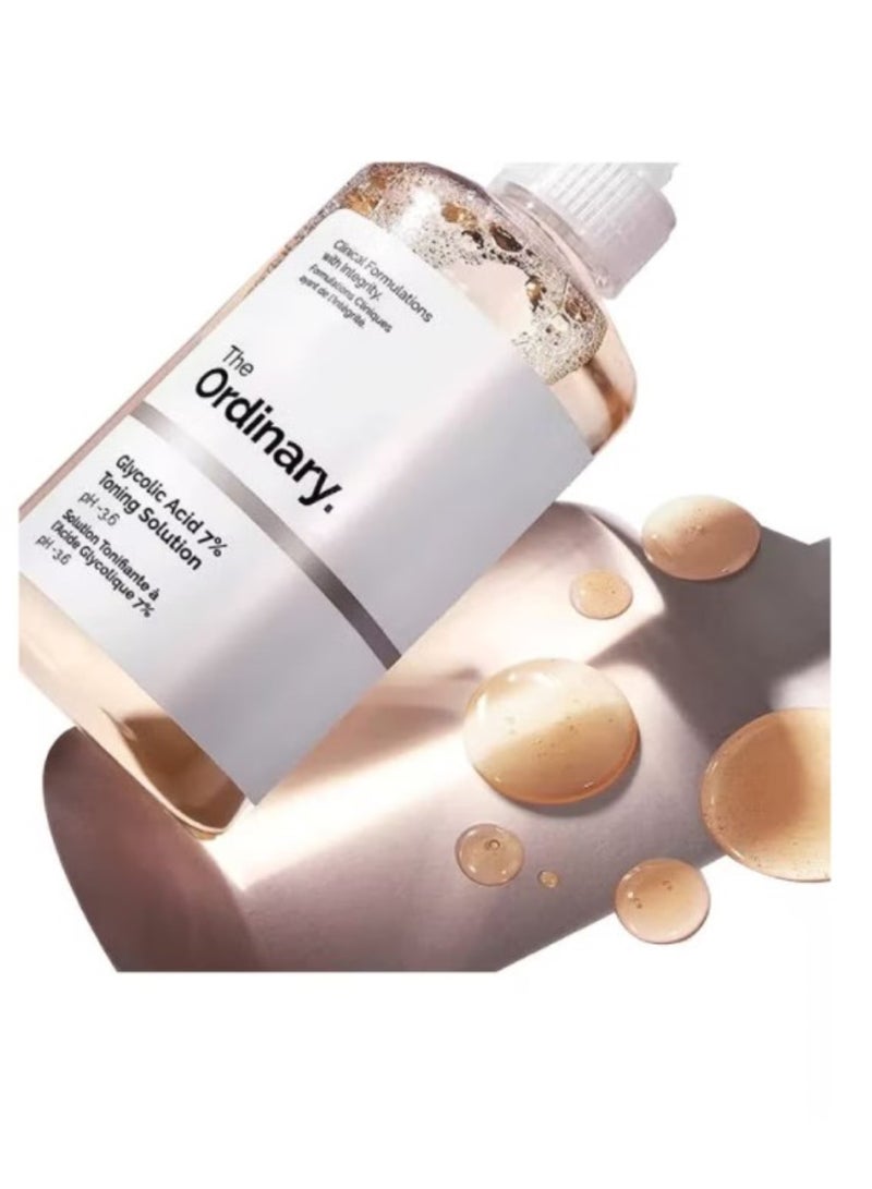 Glycolic Acid 7 Percent Toning Solution Clear 240ml 240ml