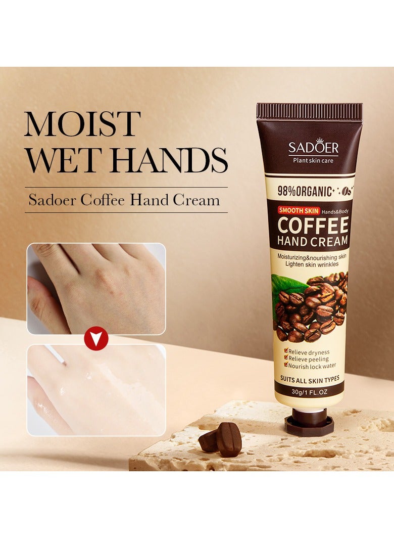 Coffee Hand Cream Moisturizing Anti Drying Moisturizing Autumn and Winter Hand Cream