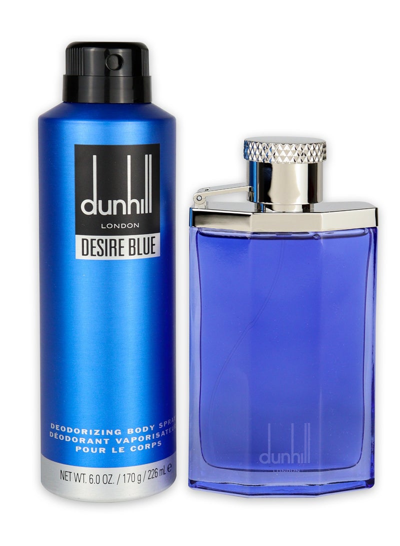 Men's Desire Blue Gift Set Fragrances 100ml