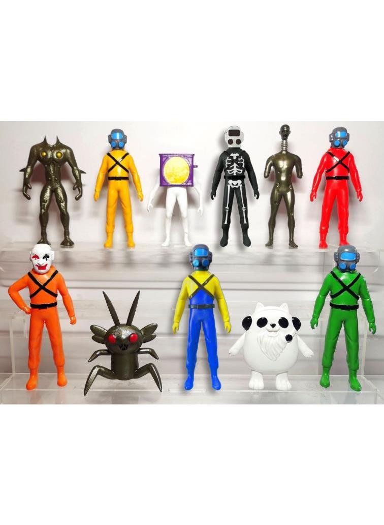 11 Pcs 2-4 Inch Lethal Company Game Cartoon Toy Set Best Gift for Kids Adults Fans Children's Day Gift