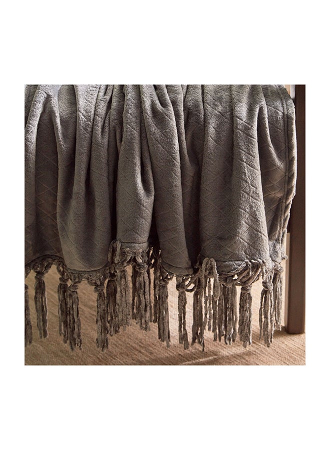 Lavish Diamond Embossed Throw 180 x 130 cm