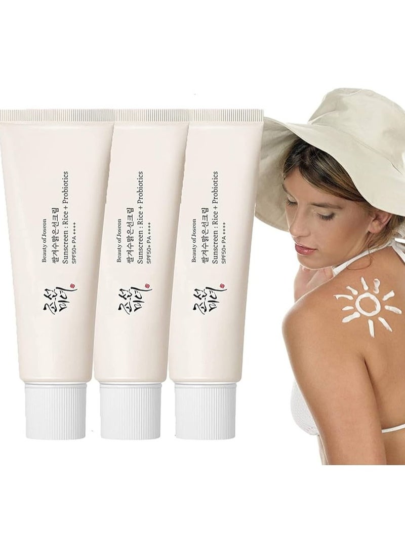 Relief Sun Sunscreen, Relief Sun Organic Sunscreen SPF50 Pack Of 3
