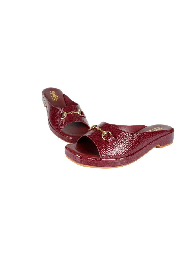 092-2786 Michelle Morgan Ladies Fashion Heeled Sandals 114RJ93E  Bordo