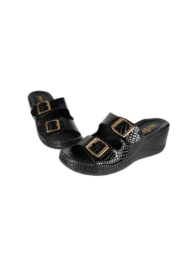 092-2816 Michelle Morgan Ladies Casual Sandals 314F7803 Black