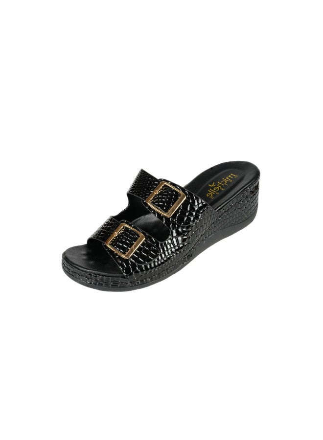 092-2816 Michelle Morgan Ladies Casual Sandals 314F7803 Black