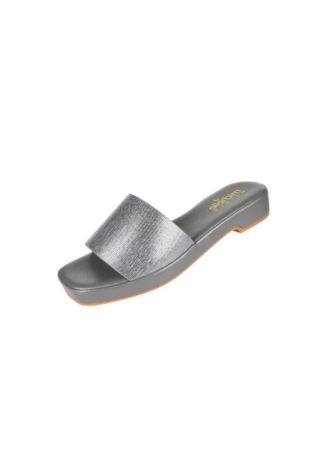 092-2790 Michelle Morgan Ladies Fashion Heeled Sandals 114RJ93I Grey