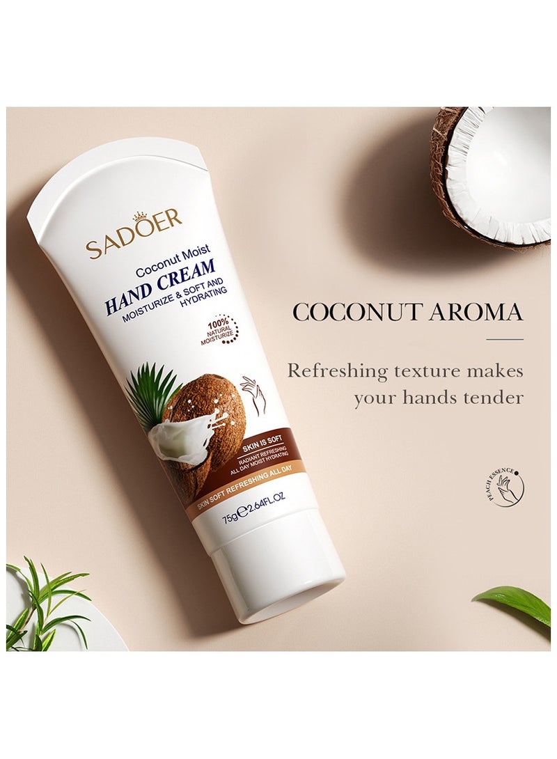 SADOER avocado moisturizing Skin Care cream hydrating moisturizing  Coconut Hand Cream 75