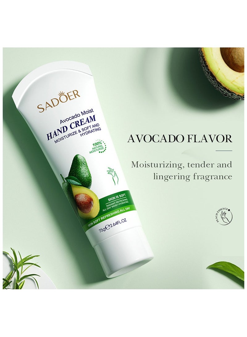 SADOER avocado moisturizing Skin Care cream hydrating moisturizing Avocado Hand Cream 75