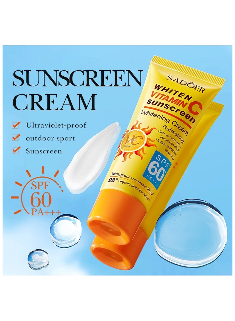 SADOER vitamin c sunscreen whitening cream isolation sunscreen lotion