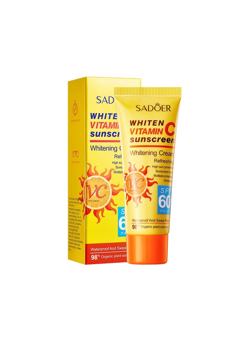 SADOER vitamin c sunscreen whitening cream isolation sunscreen lotion