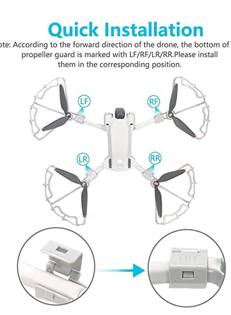 3-in-1 Propeller Guard Holder Strap Drone Landing Gear for DJI Mini 3 Pro RC Accessories Protect in Good