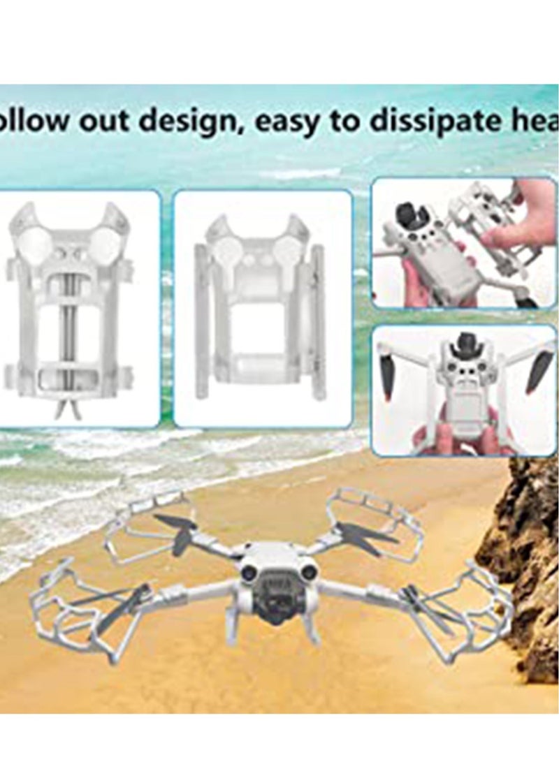 3-in-1 Propeller Guard Holder Strap Drone Landing Gear for DJI Mini 3 Pro RC Accessories Protect in Good