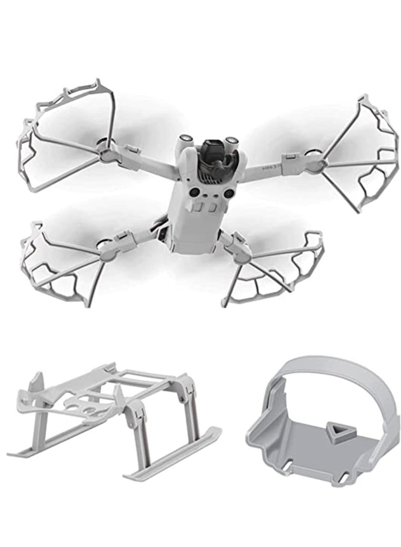 3-in-1 Propeller Guard Holder Strap Drone Landing Gear for DJI Mini 3 Pro RC Accessories Protect in Good