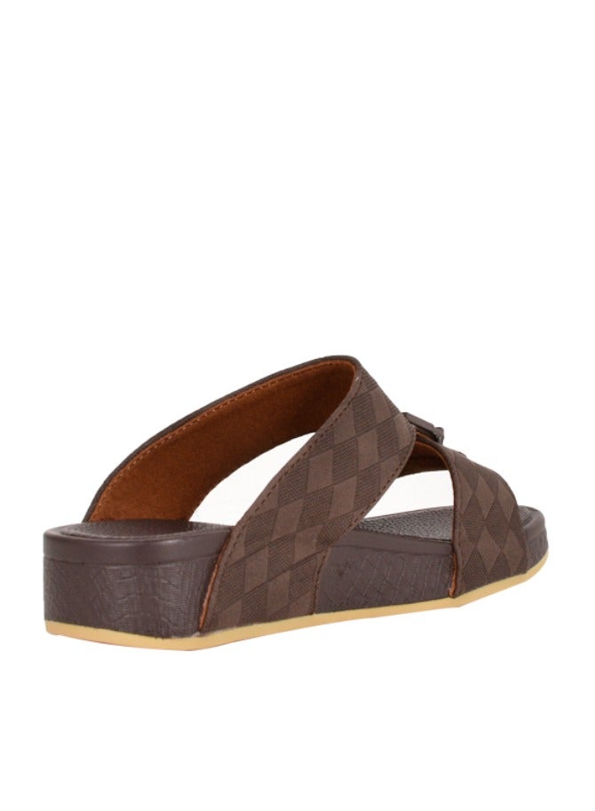 Kids Arabic Sandals Coffee