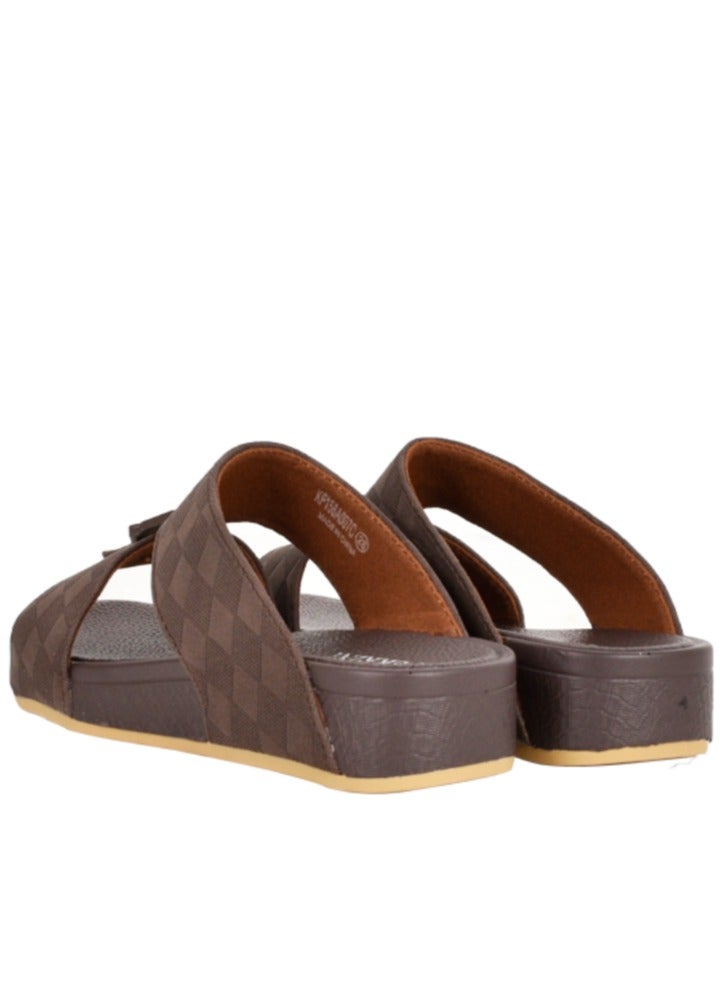 Kids Arabic Sandals Coffee