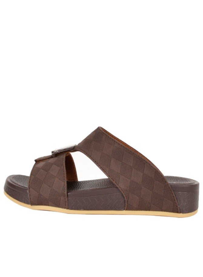 Kids Arabic Sandals Coffee