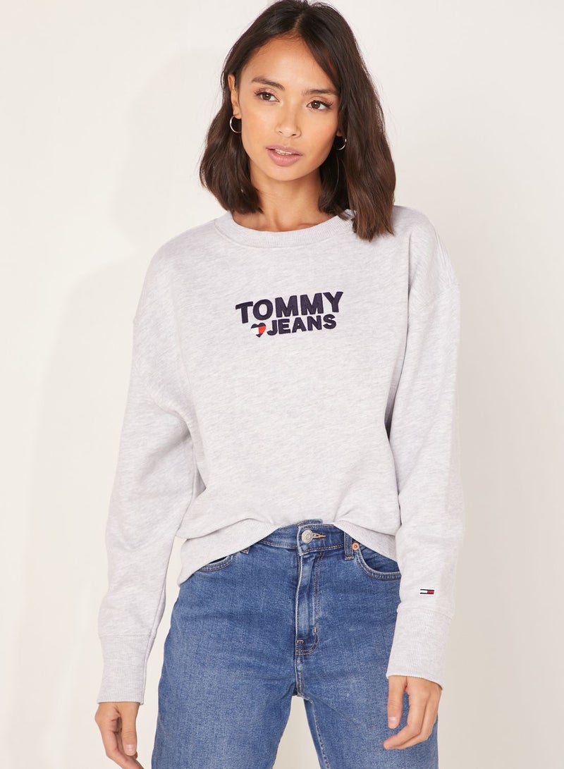 Crew Neck Logo Sweatshirt