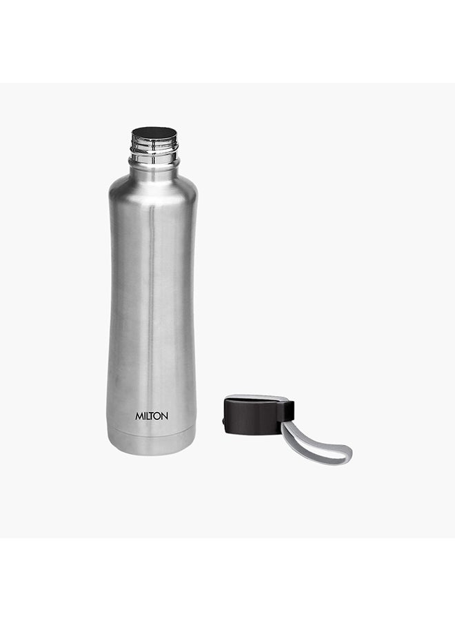 Tiara Vacuum Flask 900 ml Silver/Black 8.5 x 31cm