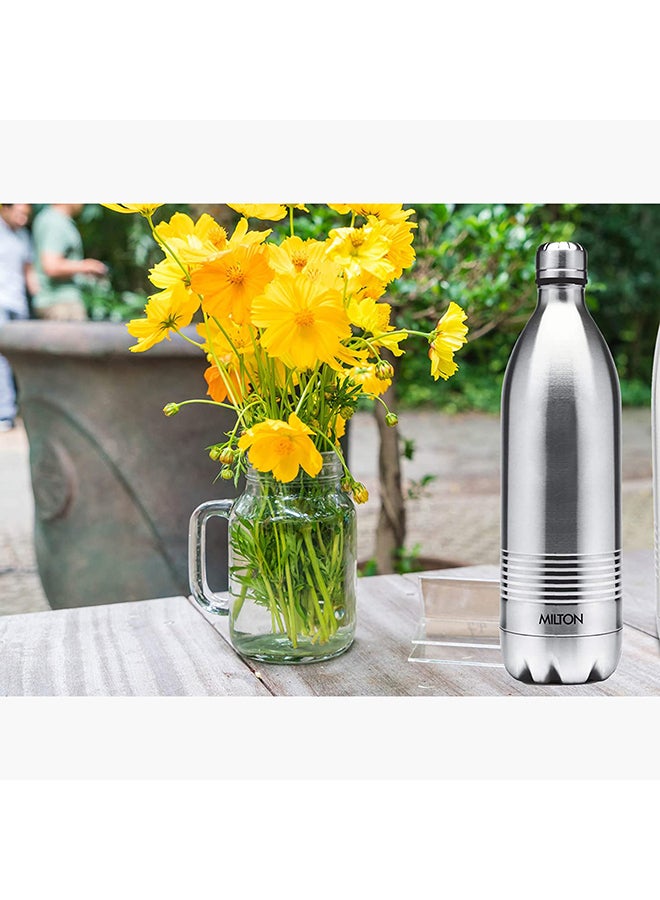 Duo DLX Stainless Steel Vacuum Bottle 700 ml Silver 8.5 x 31cm