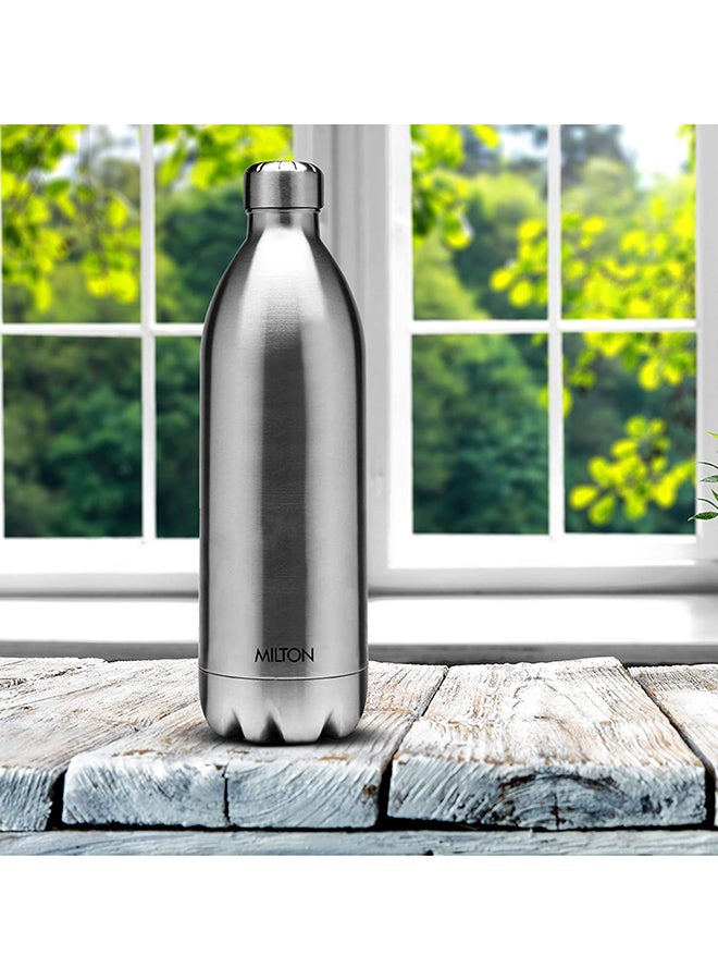 Milton Duo Dlx Stainless Steel Flask, Silver Steel 1.5Liters