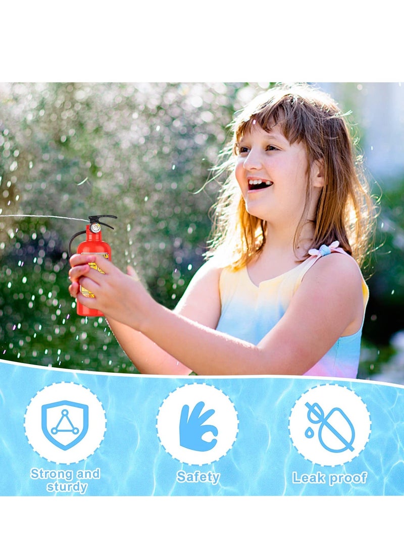 12Pack Fire Extinguisher Toys Mini Water Firemen Squirter Squirt Gun for Kids Teens Adults Summer Outdoor Games Birthday Swimming Pool Party Favors (4.2Inch)
